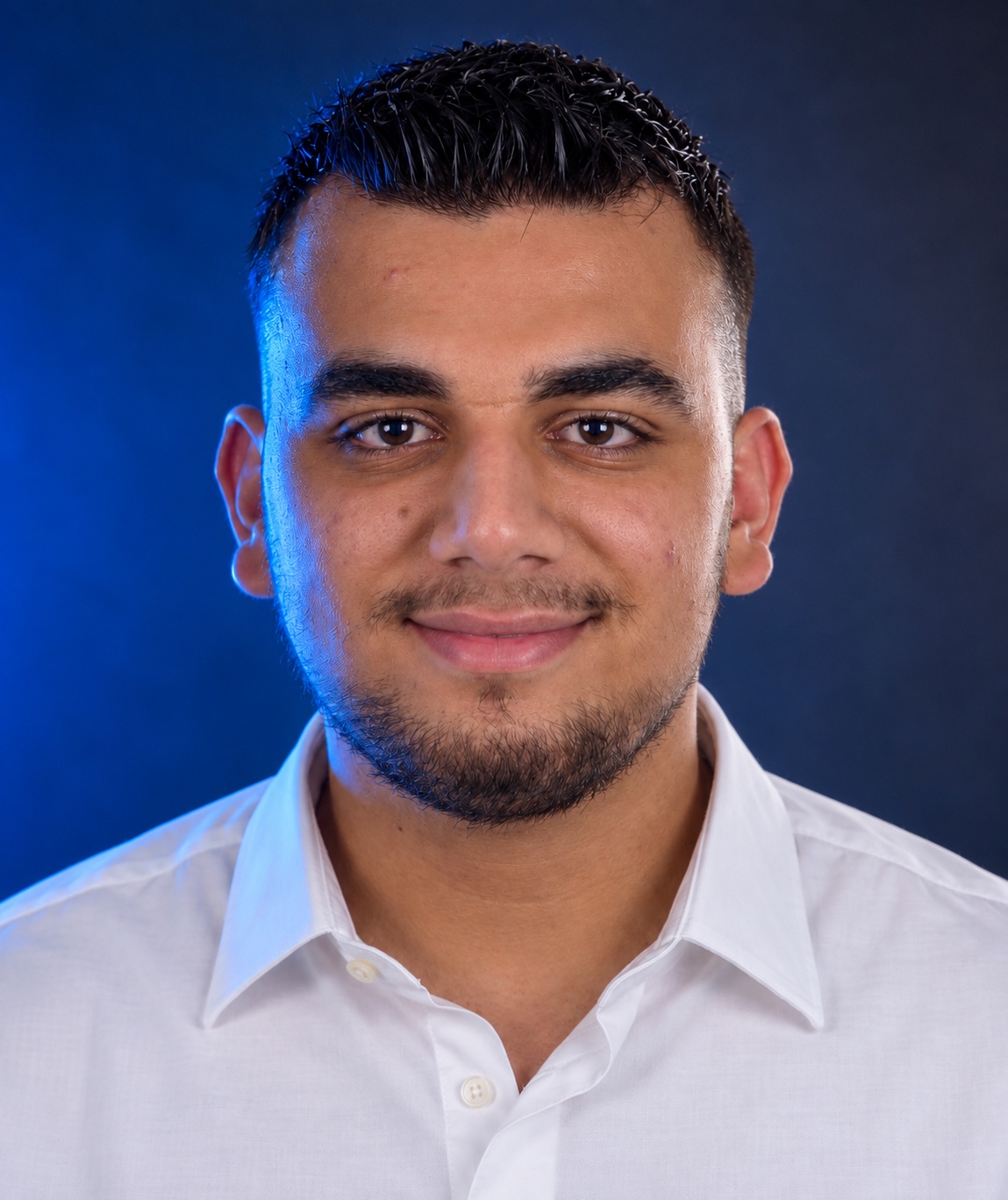 Elio Abi Ramia portrait in white shirt