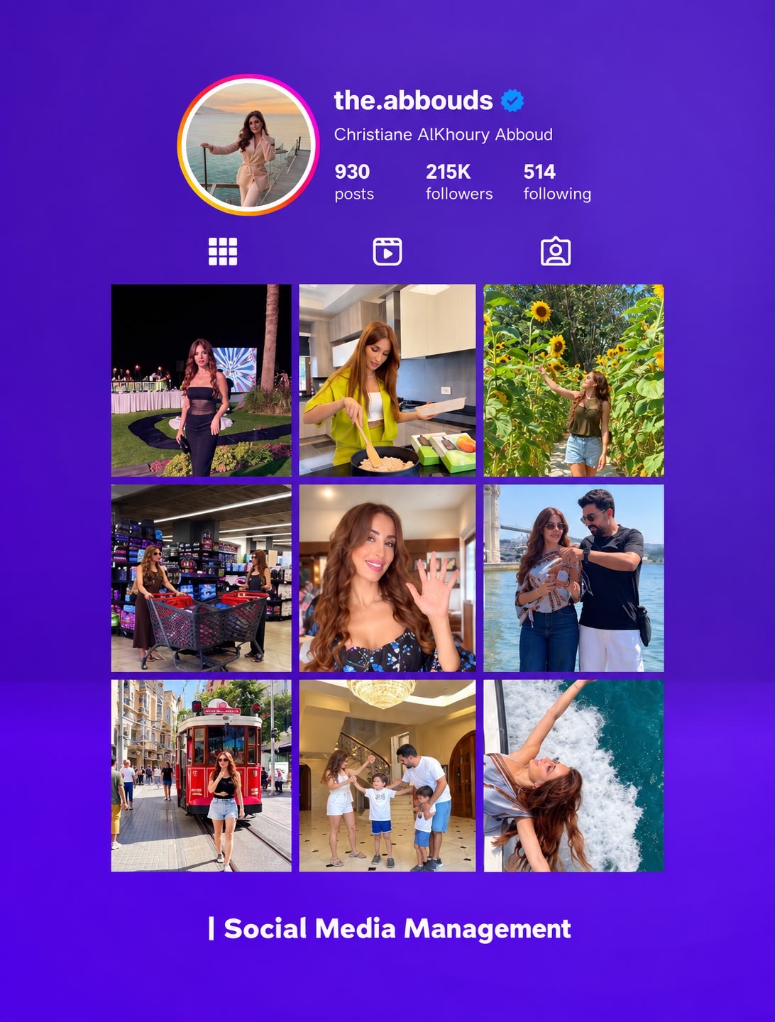 The Abbouds social media project